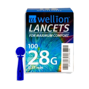 Ланцети Wellion 28G, 100 шт.